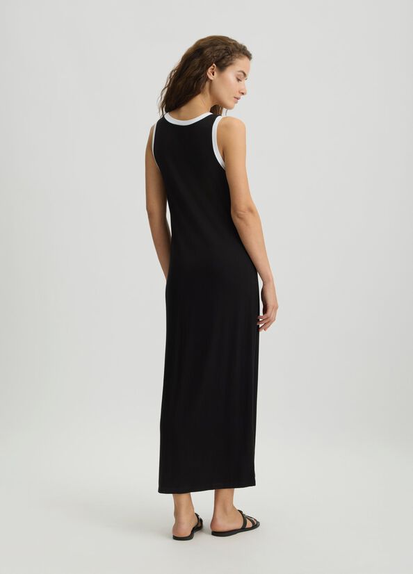 VESTIDO LARGO CON LOGOTIPO